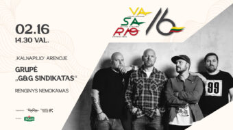 Vasario 16-oji | Šventinis koncertas – grupė „G&G Sindikatas