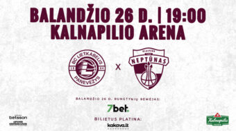 LKL rungtynės: Panevėžio Lietkabelis – Klaipėdos Neptūnas