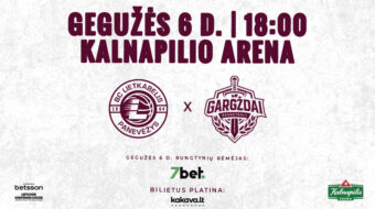 LKL rungtynės: Panevėžio Lietkabelis – Gargždų Gargždai